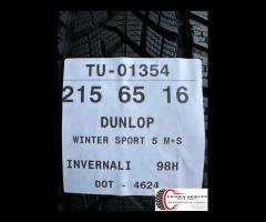 4 PNEUMATICI 215/65 R16 DUNLOP INVERNALI KM0 - 10