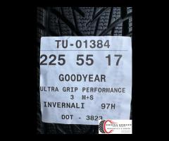 4 PNEUMATICI 225/55 R17 GOODYEAR INVERNALI 95% - 10