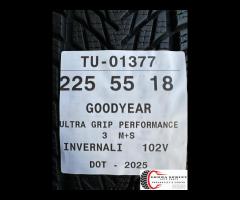 4 PNEUMATICI 225/55 R18 GOODYEAR INVERNALI 95% - 10