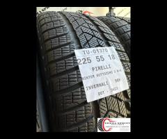4 PNEUMATICI 225/55 R18 PIRELLI INVERNALI 80% - 9
