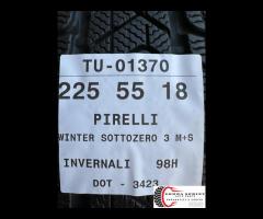 4 PNEUMATICI 225/55 R18 PIRELLI INVERNALI 80% - 11