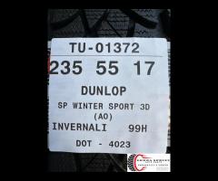 4 PNEUMATICI 235/55 R17 DUNLOP INVERNALI NUOVE - 10
