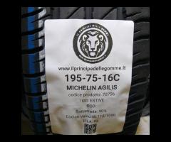 4 GOMME 195 75 16C MICHELIN A70756
