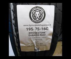 4 GOMME 195 75 16C BRIDGESTONE A70537
