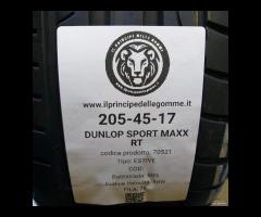 4 GOMME 205 45 17 DUNLOP A70521