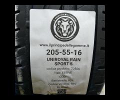 2 GOMME 205 55 16 UNIROYAL A70506