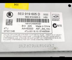DISPLAY SCHERMO MULTIFUNZIONE NAVIGATORE SKODA OCT - 14