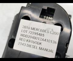 PANNELLO COMANDO CLIMA RISCALD. MERCEDES C200 CDI - 18