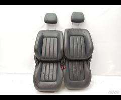 SET SEDILI ANTERIORE IN PELLE NERO 2.1D MERCEDES C