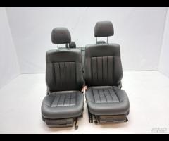 SET SEDILI IN PELLE NERO MERCEDES E CLASS W212 201