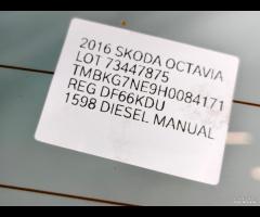 PORTELLONE COFANO POST BAULE SKODA OCTAVIA III 201 - 12