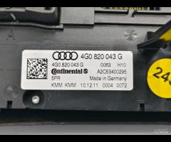 PANNELLO COMANDO CLIMA RISCALDAMENTO AUDI A6 C7 20 - 16