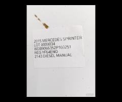 PORTA PORTIERA POSTERIORE DX BATTENTE MERCEDES SPR - 15