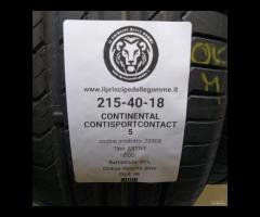 4 GOMME 215 40 18 CONTINENTAL A70908