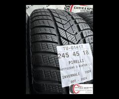 4 PNEUMATICI 245/45 R18 PIRELLI INVERNALI - 9