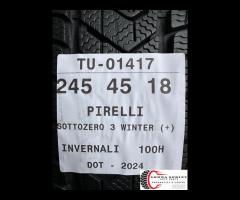 4 PNEUMATICI 245/45 R18 PIRELLI INVERNALI - 11