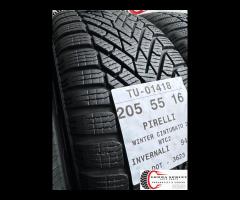 4 PNEUMATICI 205/55 R16 PIRELLI INVERNALI 90% - 8