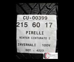 2 PNEUMATICI 215/60 R17 PIRELLI INVERNALI 75%