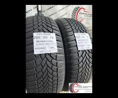 2 PNEUMATICI 205/60 R16 BRIDGESTONE INVERNALI 80%