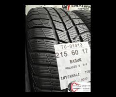 4 PNEUMATICI 215/60 R17 BARUM INVERNALI - 9