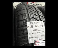 4 PNEUMATICI 215/65 R16 PIRELLI INVERNALI - 8