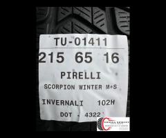 4 PNEUMATICI 215/65 R16 PIRELLI INVERNALI - 10