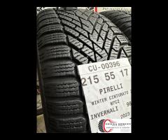 2 PNEUMATICI 215/55 R17 PIRELLI INVERNALI 80%