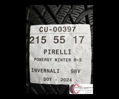 2 PNEUMATICI 215/55 R17 PIRELLI INVERNALI 85%