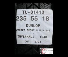 4 PNEUMATICI 235/55 R18 DUNLOP INVERNALI - 11