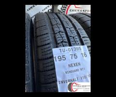4 PNEUMATICI 195/75 R16C NEXEN INVERNALI 85% - 8