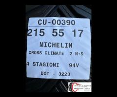 2 PNEUMATICI 215/55 R17 MICHELIN 4 STAGIONI 80%