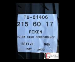 4 PNEUMATICI 215/60 R17 RIKEN ESTIVE - 10