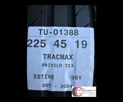 4 PNEUMATICI 225/45 R19 TRACMAX ESTIVE 85% - 10