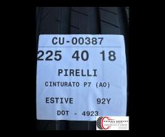 2 PNEUMATICI 225/40 R18 PIRELLI ESTIVE 70%