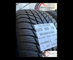 4 PNEUMATICI 225/50 R18 BRIDGESTONE INVERNALI 80% - 9