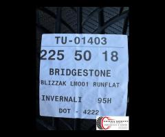 4 PNEUMATICI 225/50 R18 BRIDGESTONE INVERNALI 80% - 11