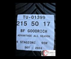 4 PNEUMATICI 215/50 R17 BF GOODRICH 4 STAGIONI - 11