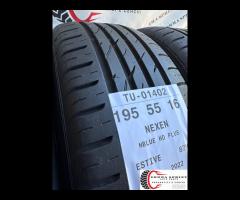 4 PNEUMATICI 195/55 R16 NEXEN ESTIVE 70% - 8