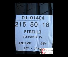 4 PNEUMATICI 215/50 R18 PIRELLI ESTIVE 90% - 10