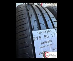 4 PNEUMATICI 215/55 R17 HANKOOK ESTIVE 85% - 8