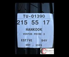 4 PNEUMATICI 215/55 R17 HANKOOK ESTIVE 85% - 10