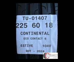 4 PNEUMATICI 225/60 R18 CONTINENTAL ESTIVE - 9