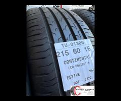 4 PNEUMATICI 215/60 R16 CONTINENTAL ESTIVE - 9
