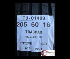 4 PNEUMATICI 205/60 R16 TRACMAX ESTIVE - 11