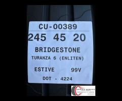 2 PNEUMATICI 245/45 R20 BRIDGESTONE ESTIVE