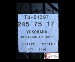 4 PNEUMATICI 245/75 R17 YOKOHAMA ESTIVE 85% - 11