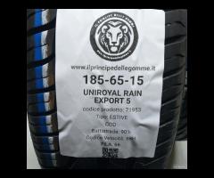 2 GOMME 185 65 15 UNIROYAL A71953 - 2