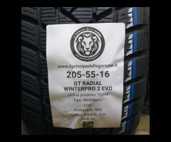 4 GOMME 205 55 16 GT RADIAL A72248