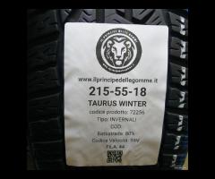 4 GOMME 215 55 18 TAURUS A72256