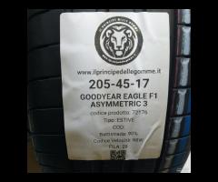 2 GOMME 205 45 17 GOODYEAR A72176